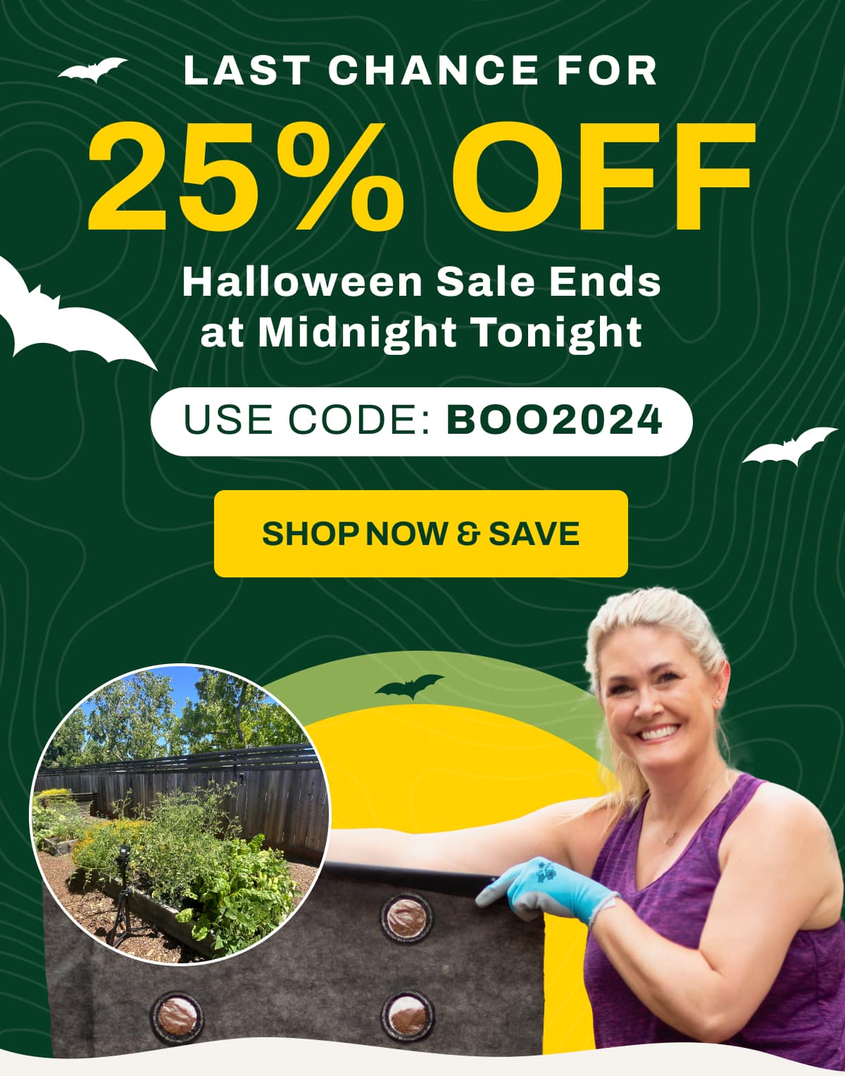 Last Chance for 25% OFF Halloween Sale Ends at Midnight Tonight