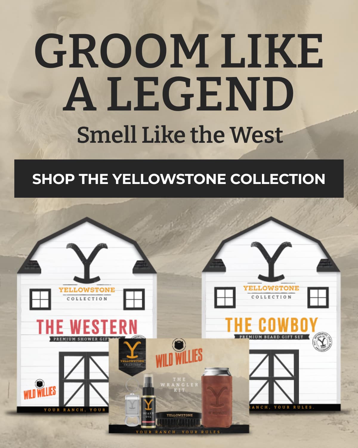 Groom Like a Legend. Smell Like the West