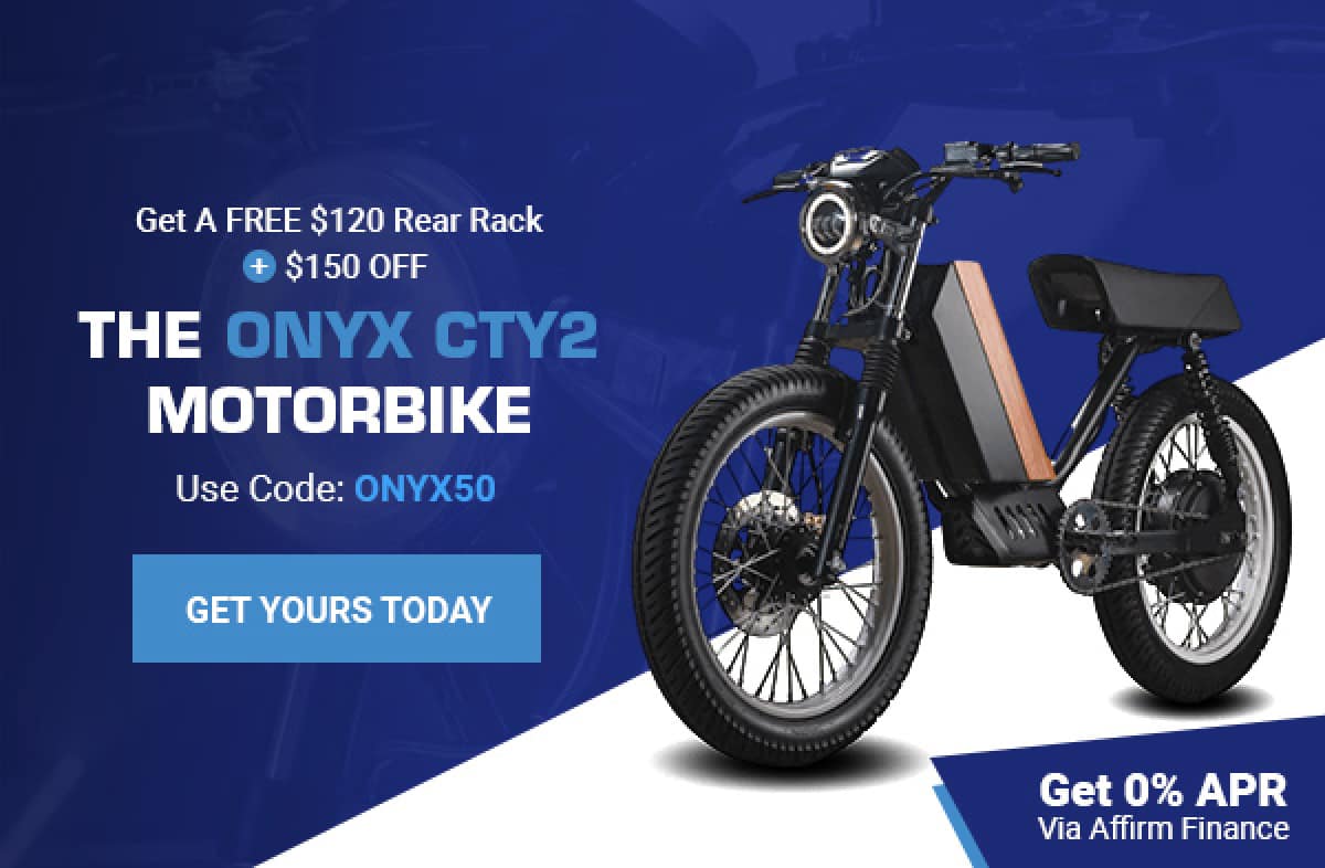 Onyx electric moped hot sale