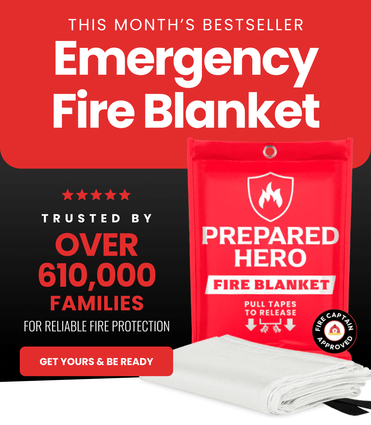 This Month’s Bestseller Emergency Fire Blankets 