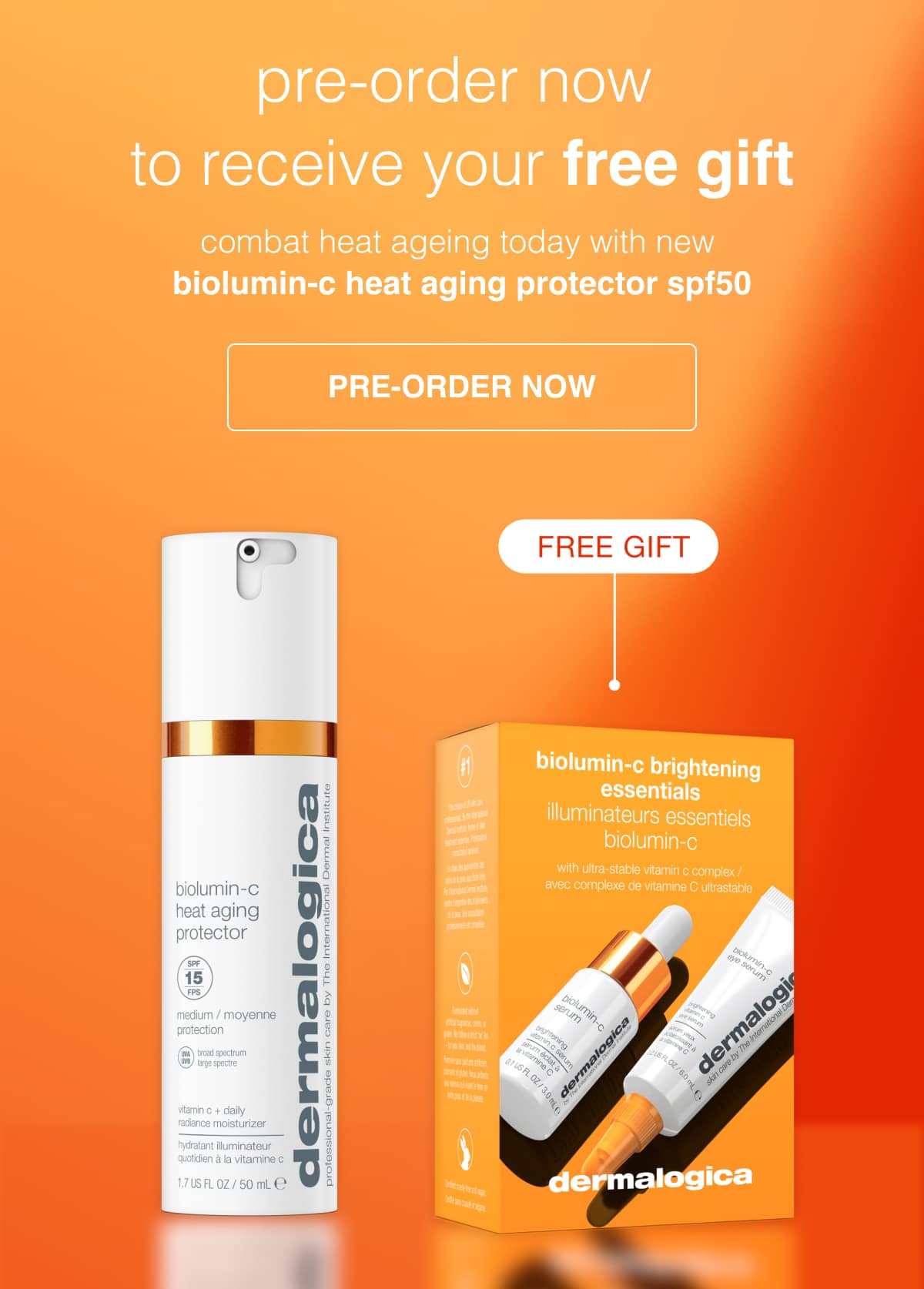 new biolumin c heat aging protector spf50