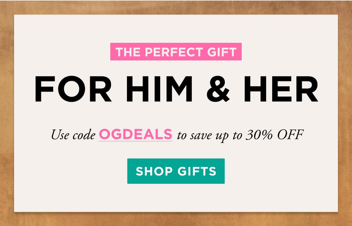 Hey, up to 30% off holiday gifts! - The Oliver Gal