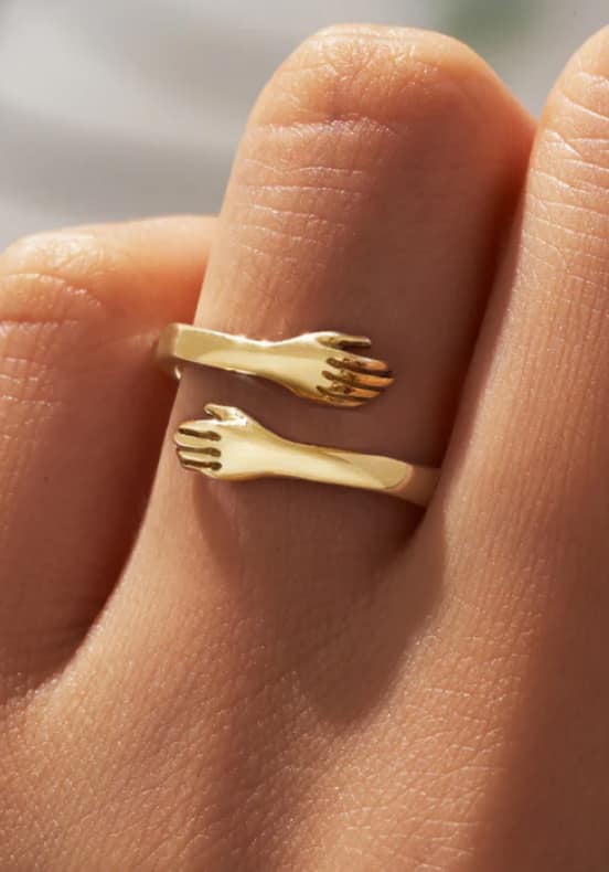 Personalized Hug Ring