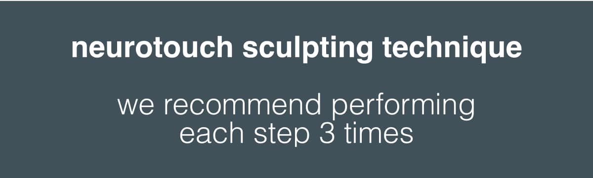 NeuroTouch Symmetry Serum Sculpting Technique