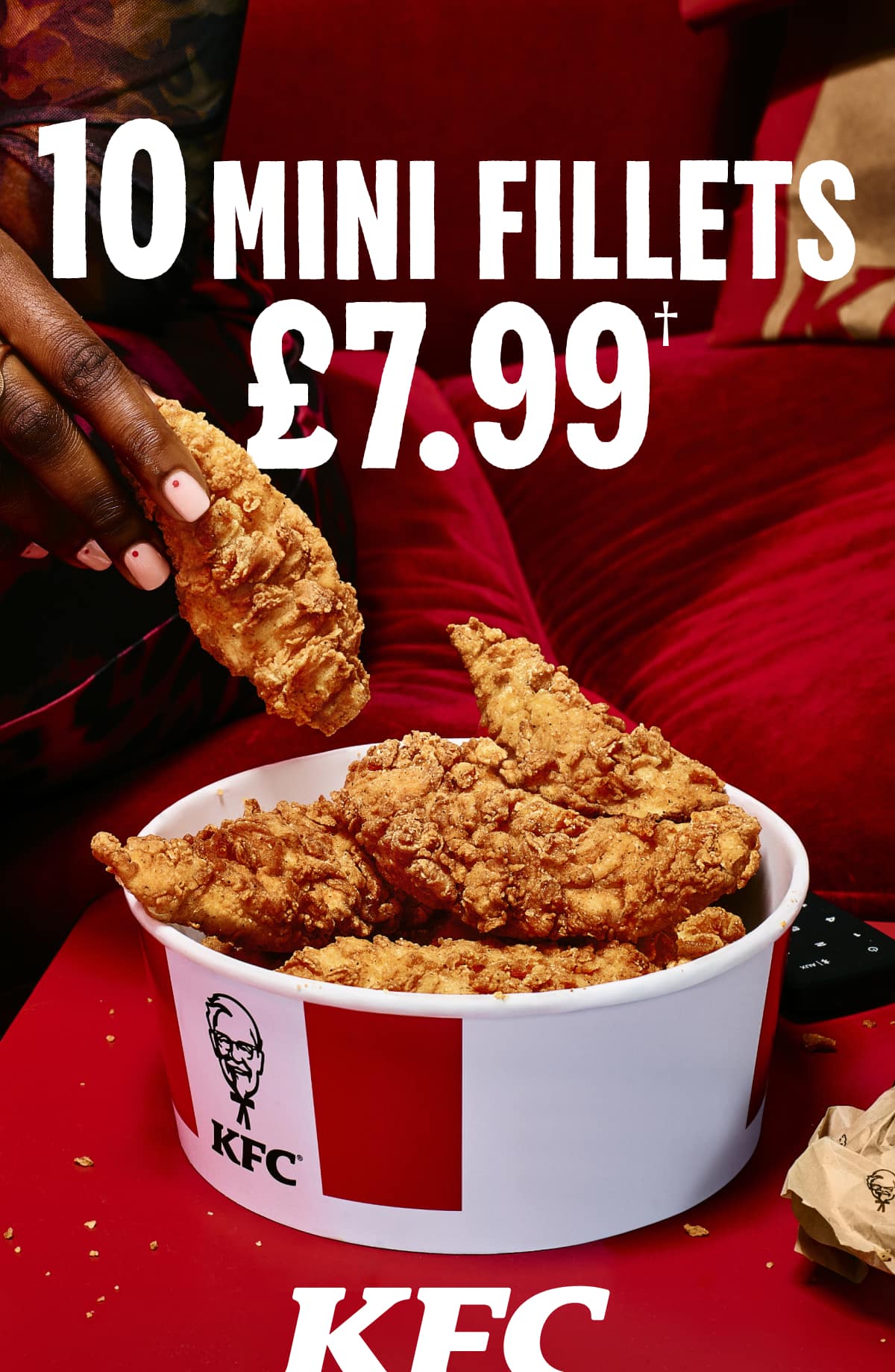 Grab 10 golden, crispy Mini Fillets for just £7.99