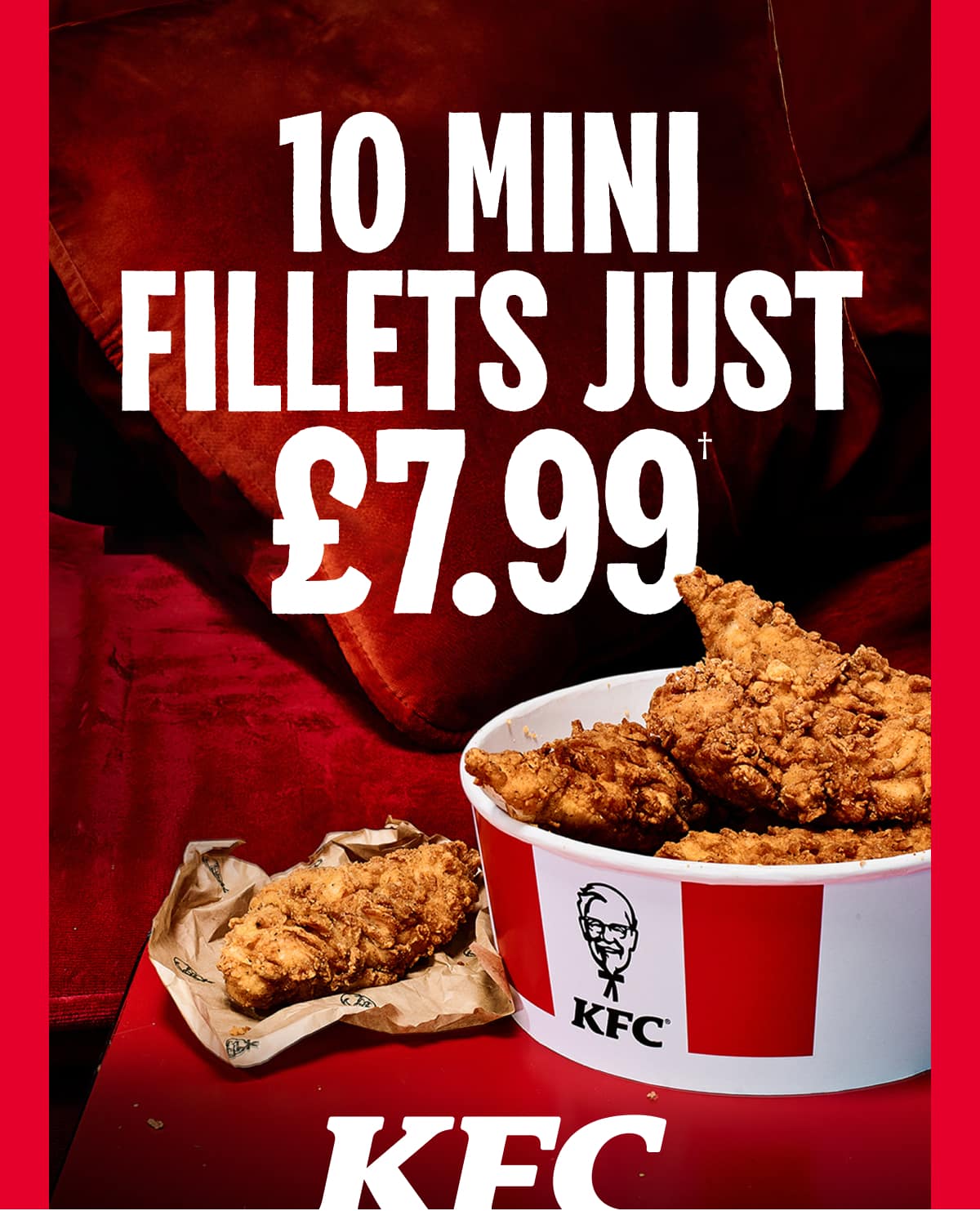Tuck into 10 golden Mini Fillets for just £7.99