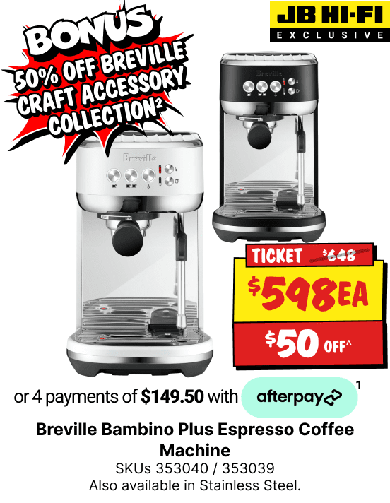 Breville Bambino Plus Espresso Coffee Machine