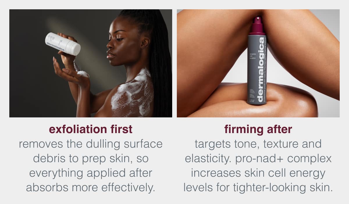 daily microfoliant + dynamic skin sculptor duo
