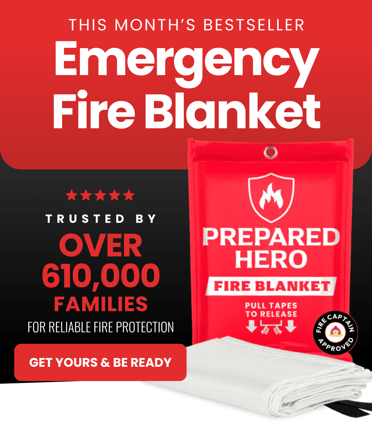 This Month’s Bestseller Emergency Fire Blankets 