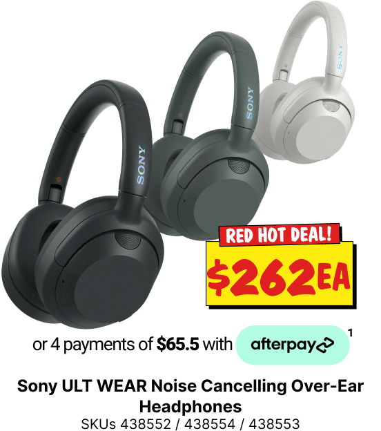 Sony ULT WEAR Noise Cancelling Over-Ear Headphones (Black)