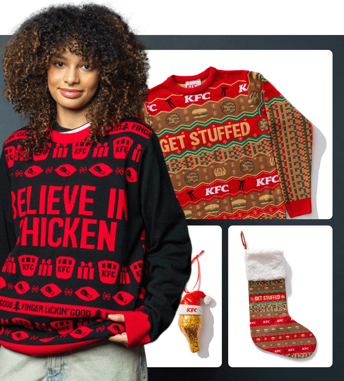 Show the world you Believe at Christmas, with our epic festive merch. 