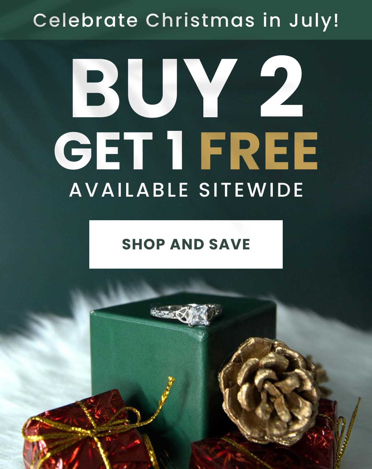 Buy 2 Get 1 Free Available Sitewide