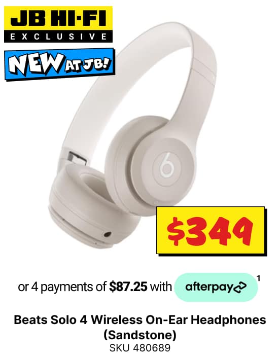 Beats Solo 4 Wireless On-Ear Headphones (Sandstone)