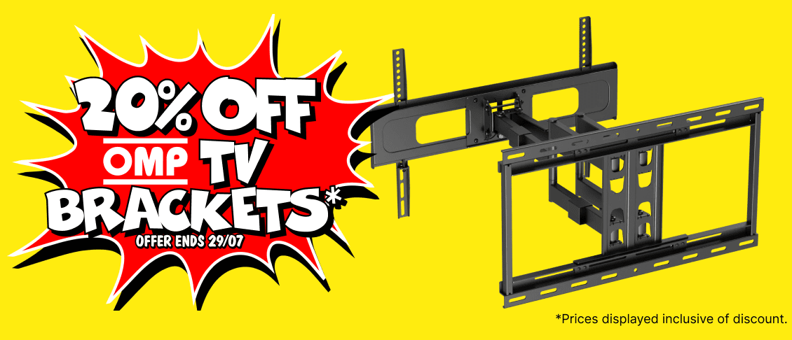 20% off OMP TV Brackets