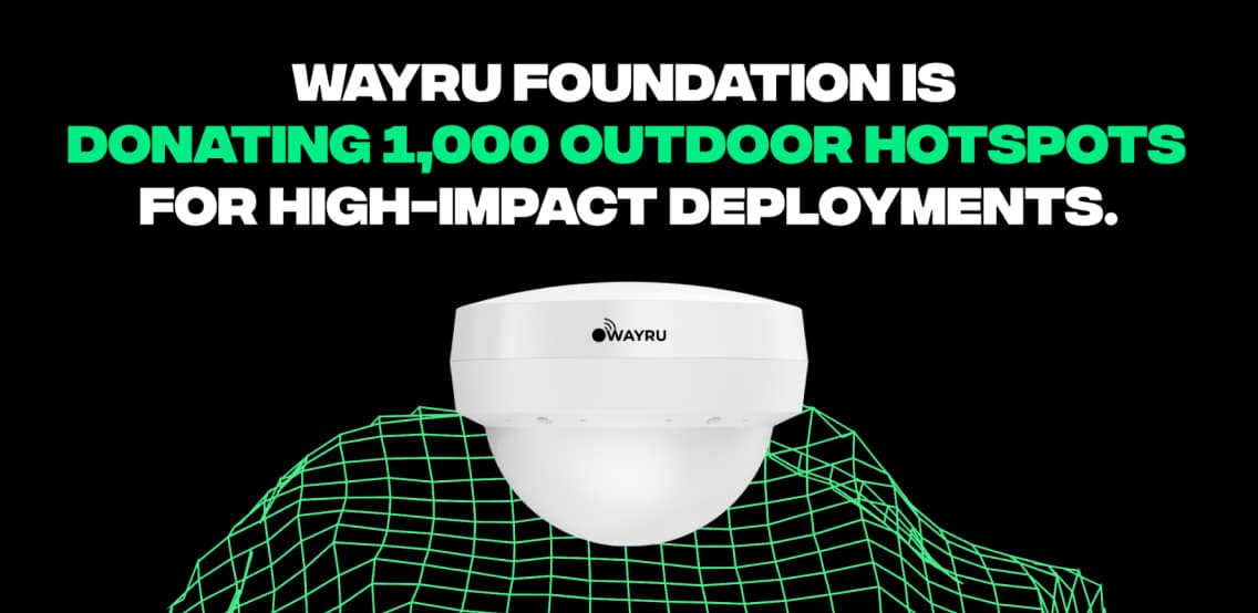 Wayru free WiFi hardware program