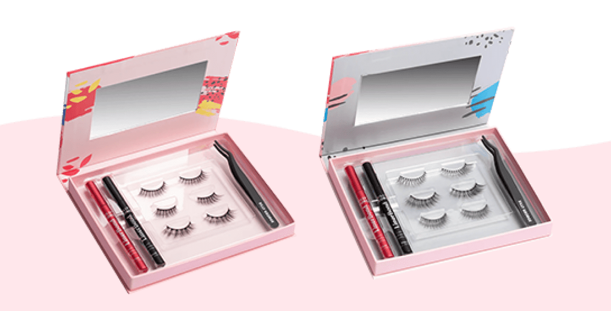 Lash Box Sets with Clear and Black LinerBondPro©