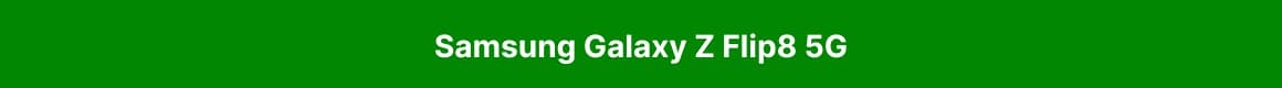 Samsung Galaxy Z Flip8 5G 512GB