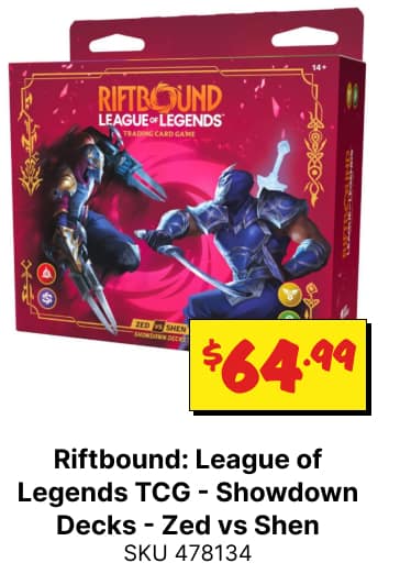 Riftbound: League of Legends TCG - Showdown Decks - Zed vs Shen