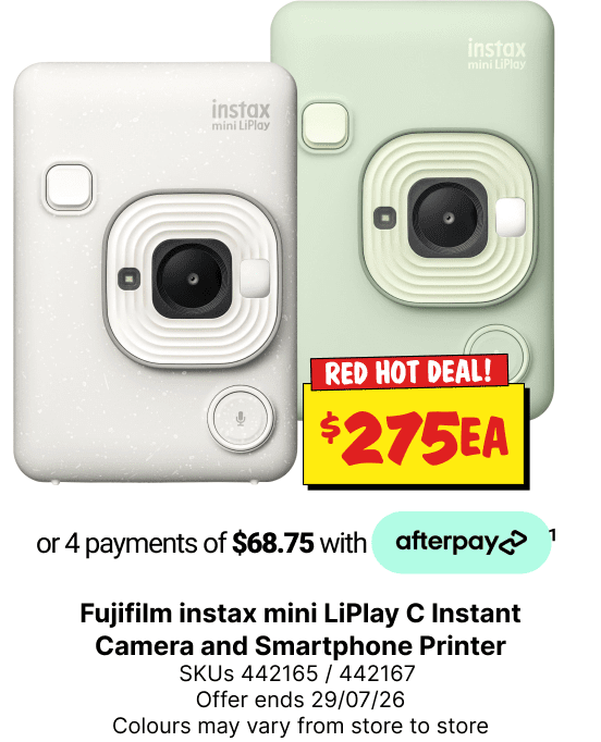 Fujifilm instax mini LiPlay C Instant Camera and Smartphone Printer