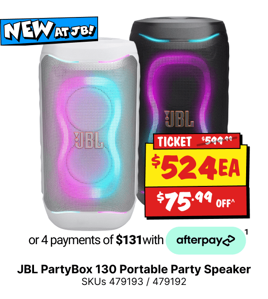 JBL PartyBox 130 Portable Party Speaker (Black)