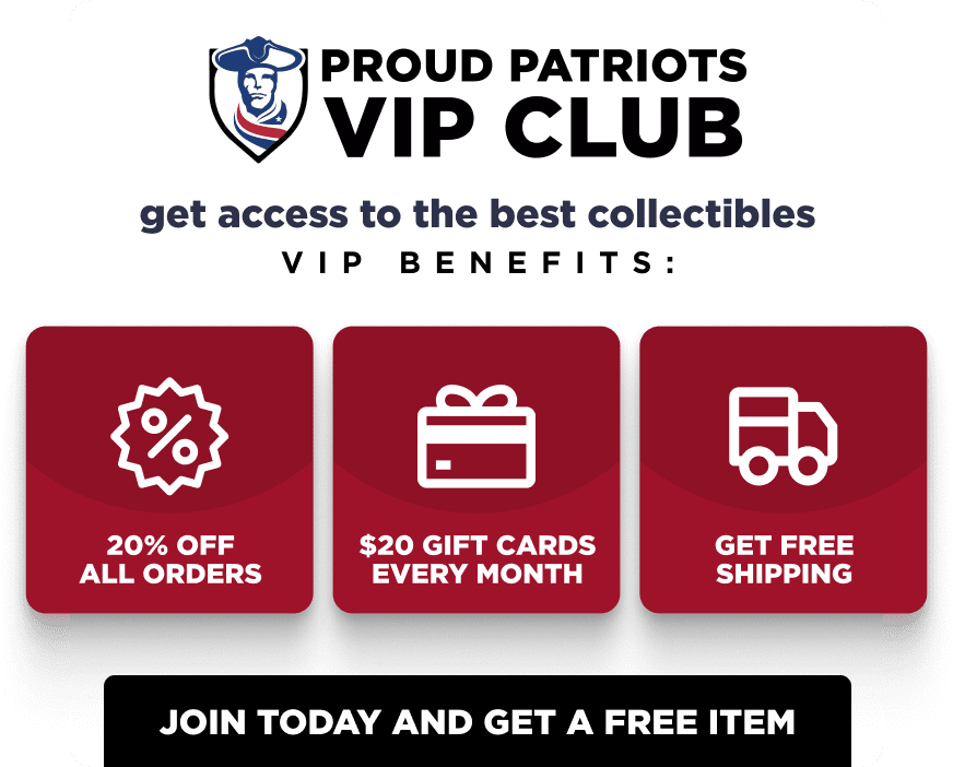 PROUD PATRIOTS VIP CLUB. get access to the best collectibles.