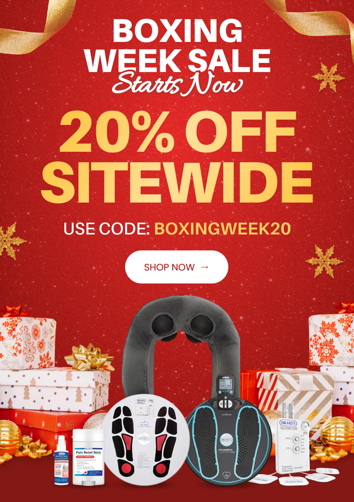 BOXING WEEK SALE STARTS NOW 20% OFF SITEWIDE