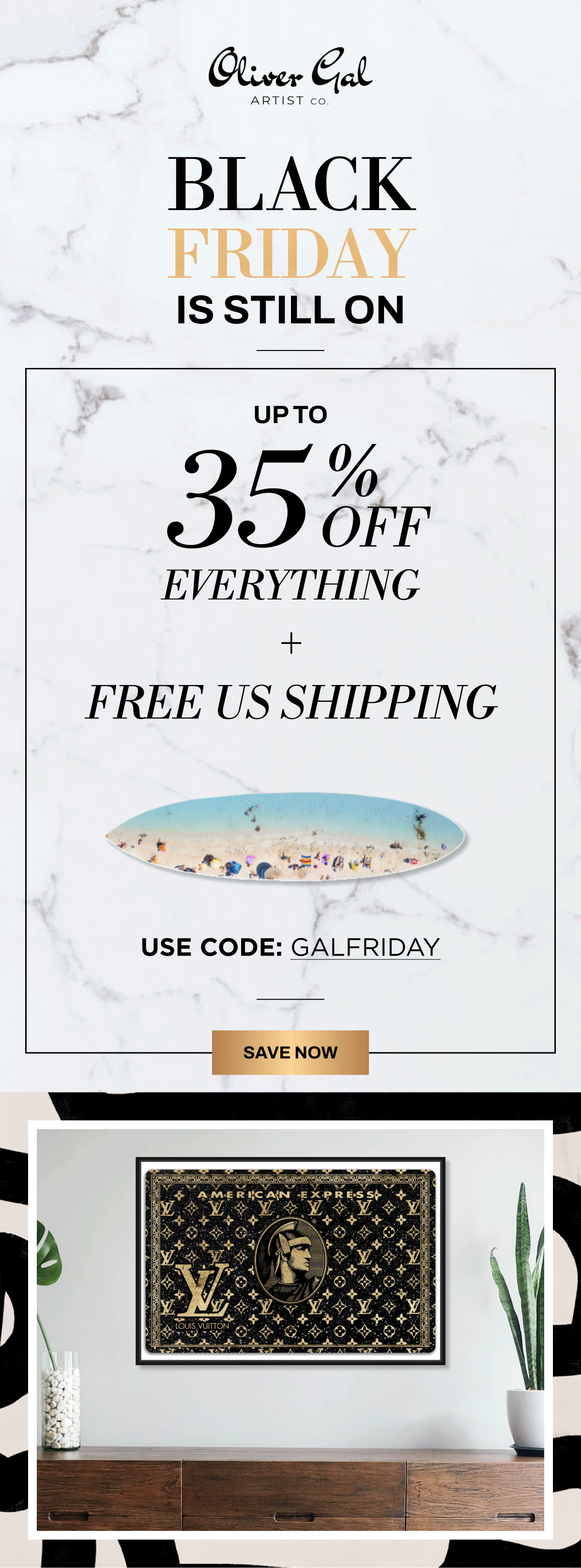 don't miss your 35% off - The Oliver Gal