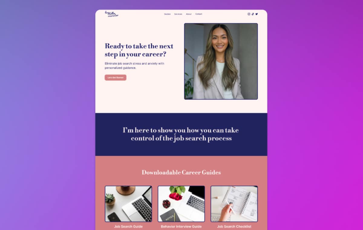 Build a Website with the new Website Builder