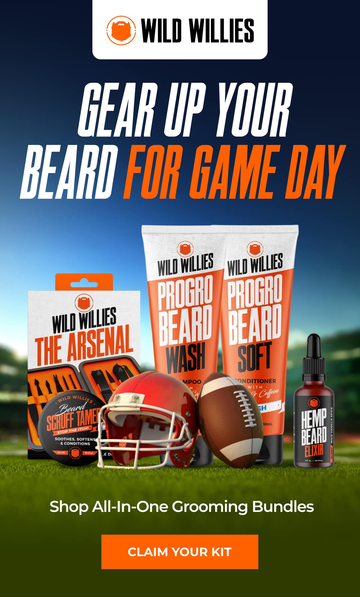 Gear Up Your Beard for Game Day Shop All-In-One Grooming Bundles