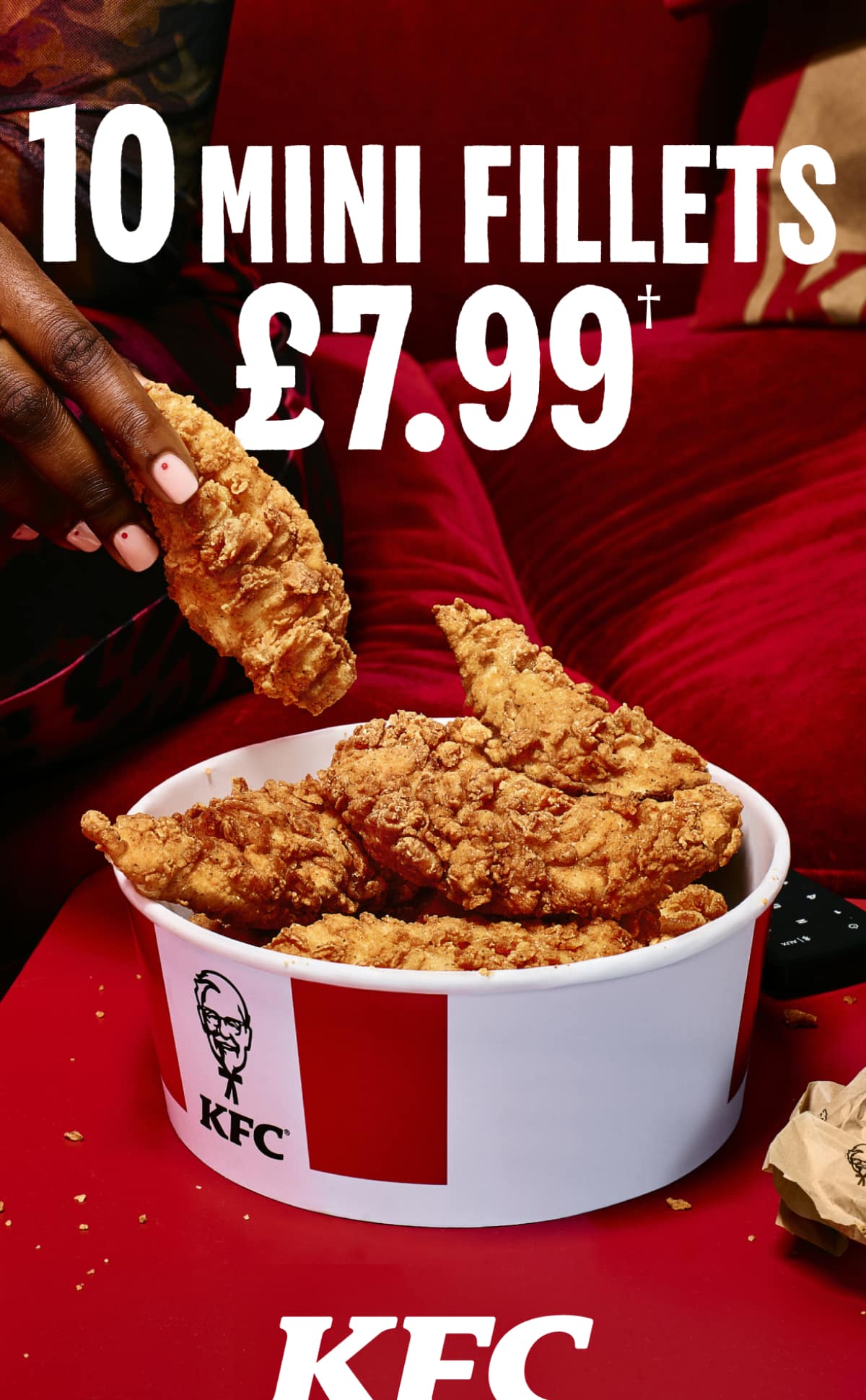 Grab 10 golden, crispy Mini Fillets for just £7.99