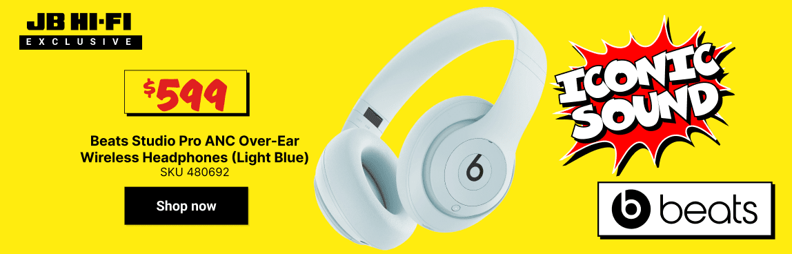 Beats Studio Pro ANC Over-Ear Wireless Headphones (Light Blue)