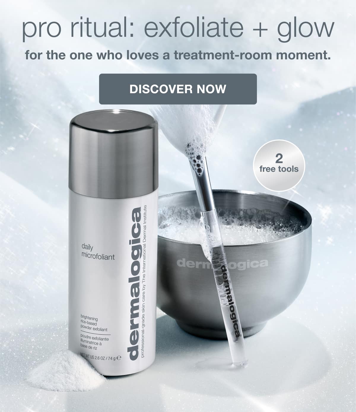 pro ritual: exfoliate + glow
