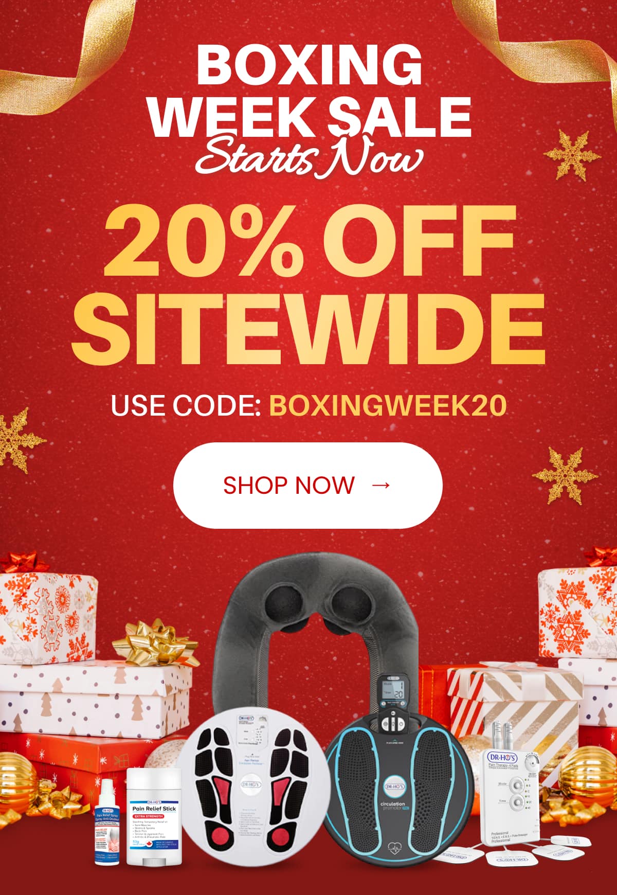 BOXING WEEK SALE STARTS NOW 20% OFF SITEWIDE