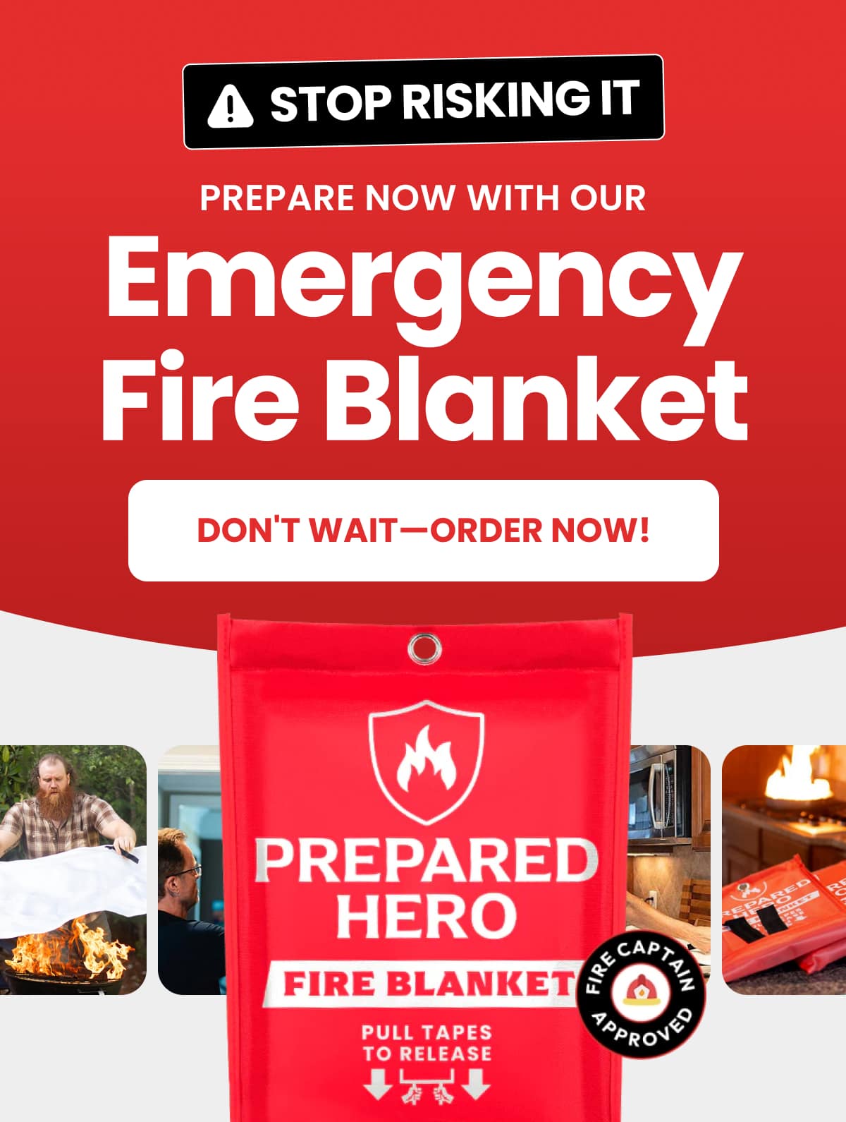 Prepare Now with Our Emergency Fire Blanket