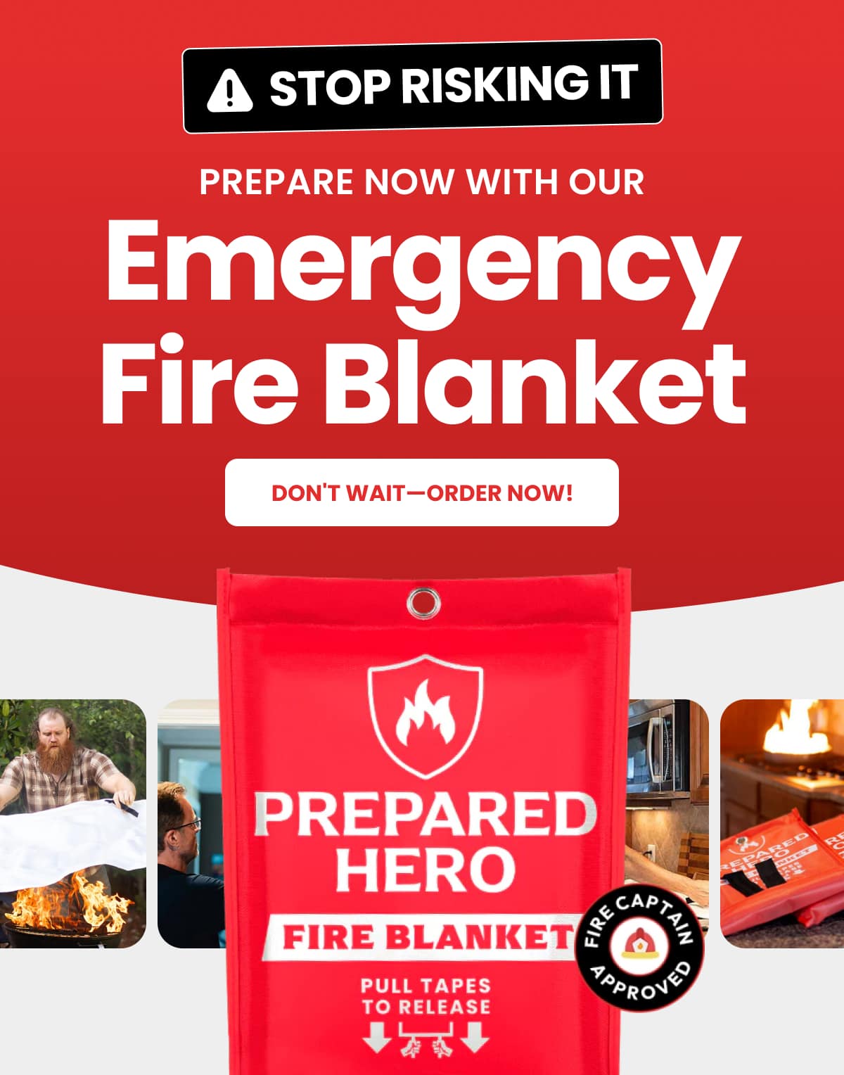 Prepare Now with Our Emergency Fire Blanket