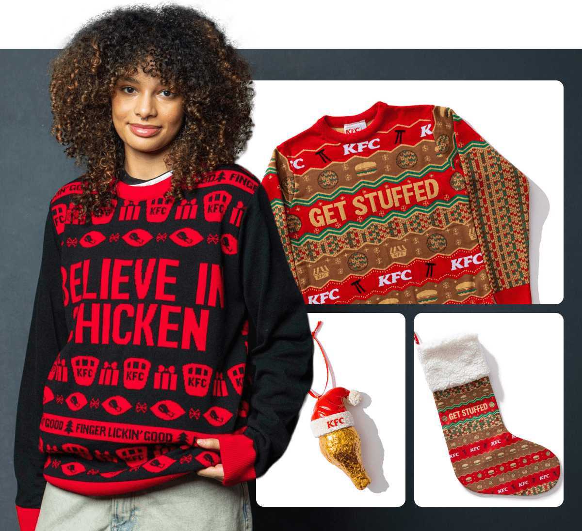 Show the world you Believe at Christmas, with our epic festive merch. 