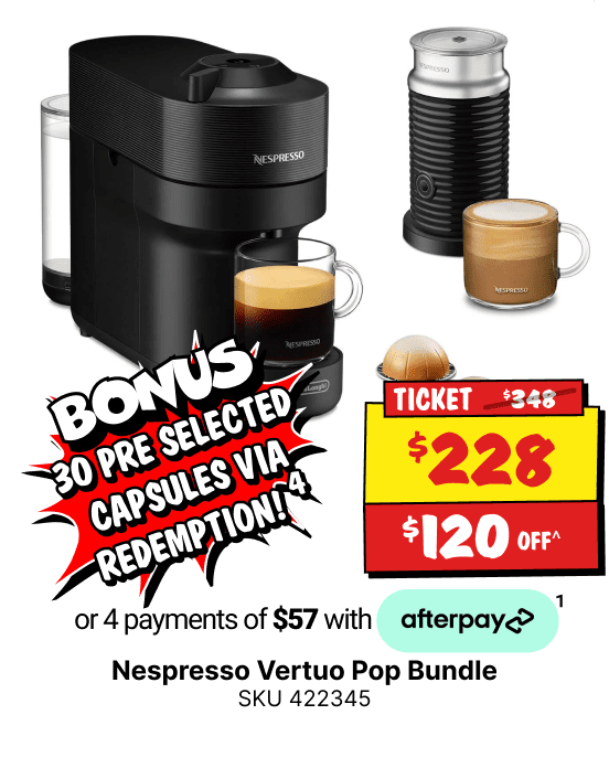 De'Longhi Nespresso Vertuo Pop Bundle (Black)
