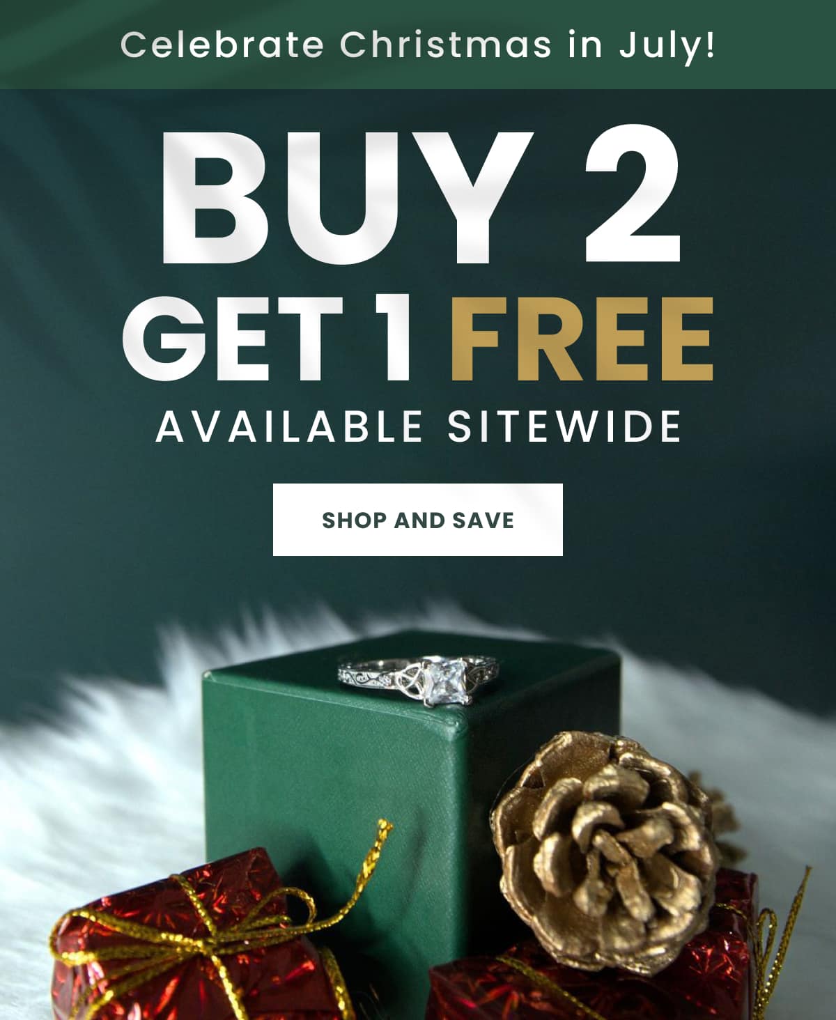 Buy 2 Get 1 Free Available Sitewide