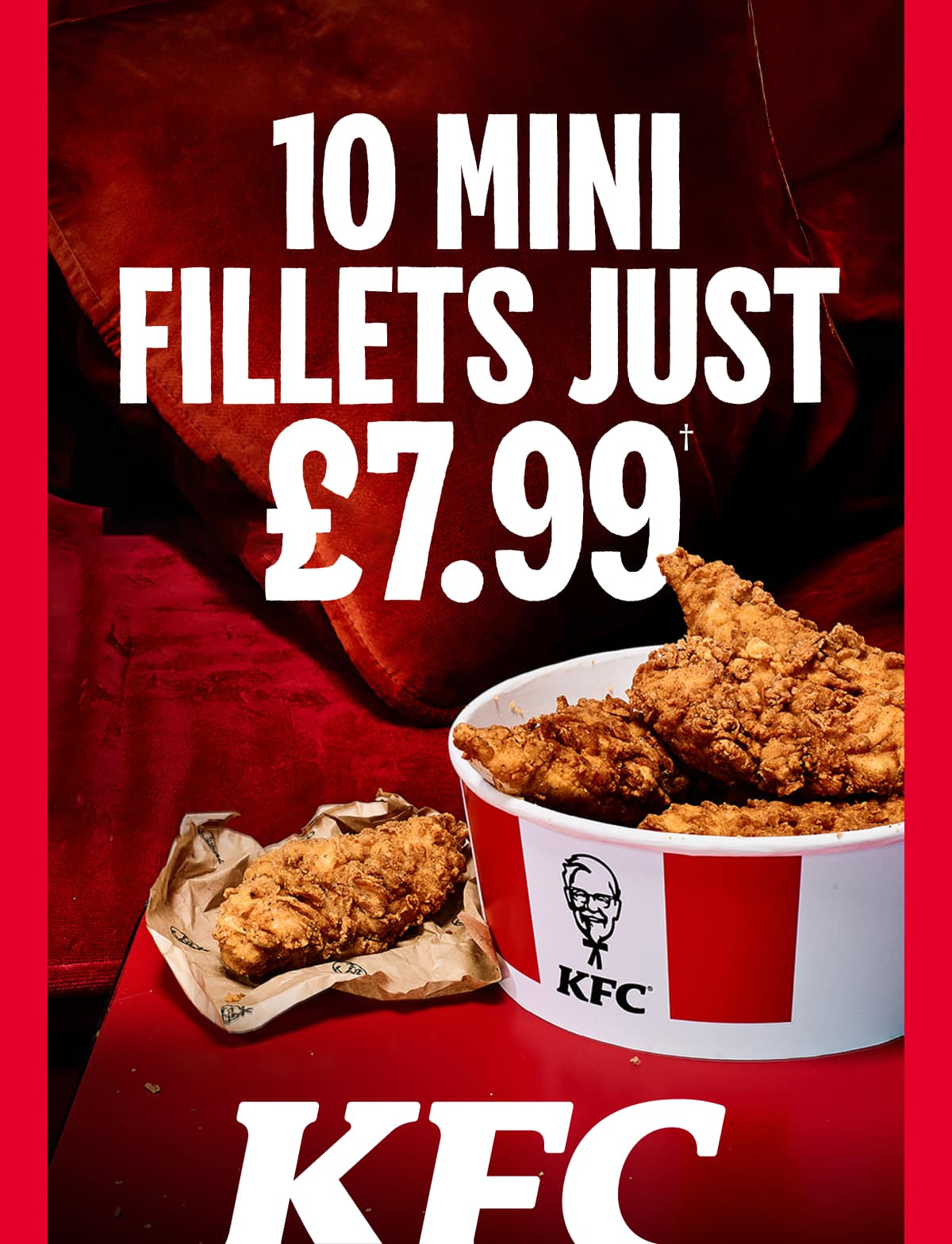 Tuck into 10 golden Mini Fillets for just £7.99