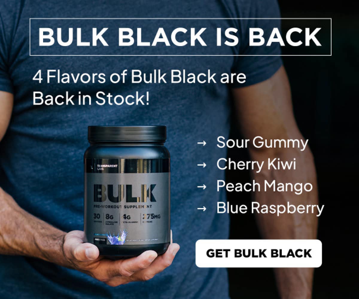 Bulk Black Restock