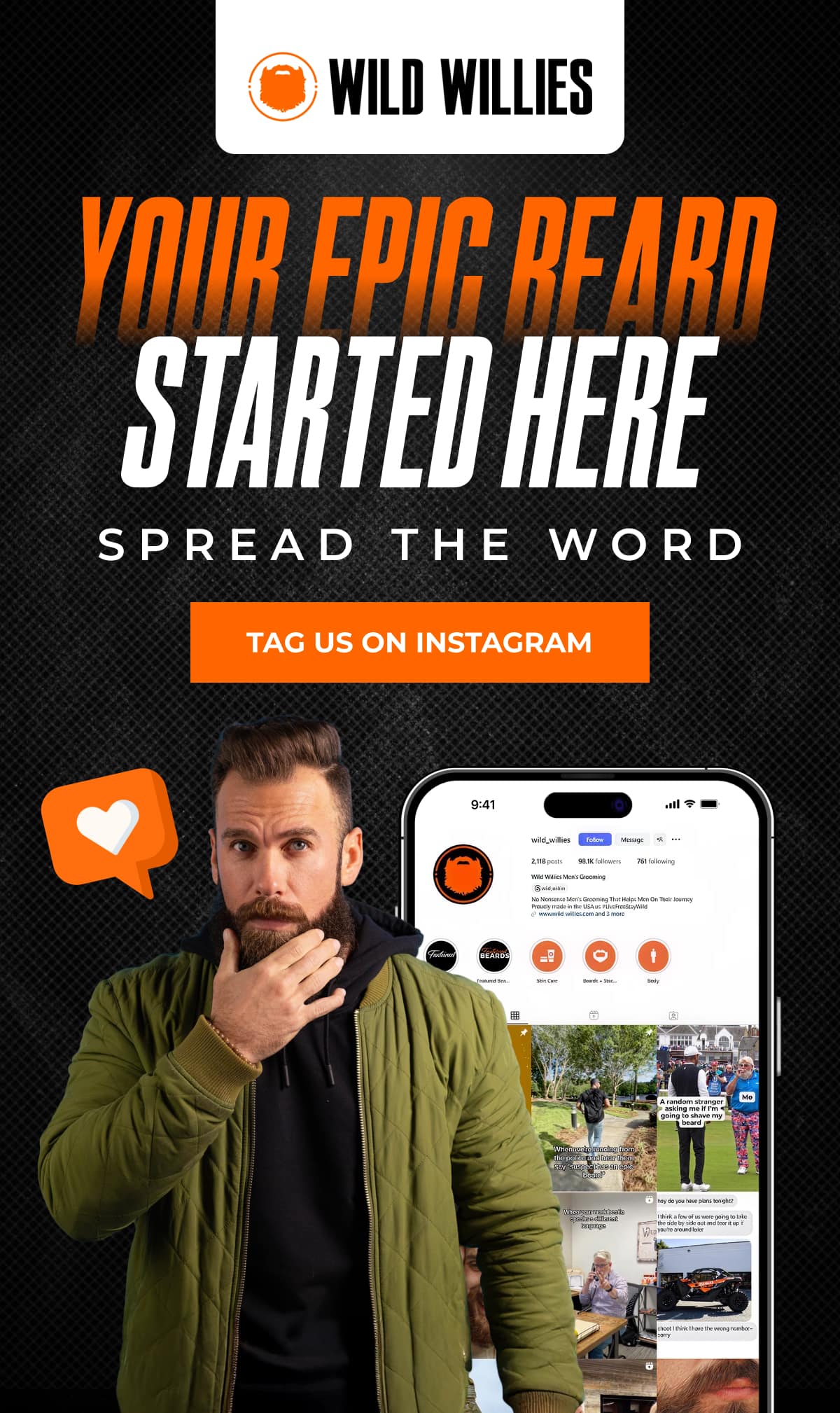 Your Epic Beard Started Here Spread the Word