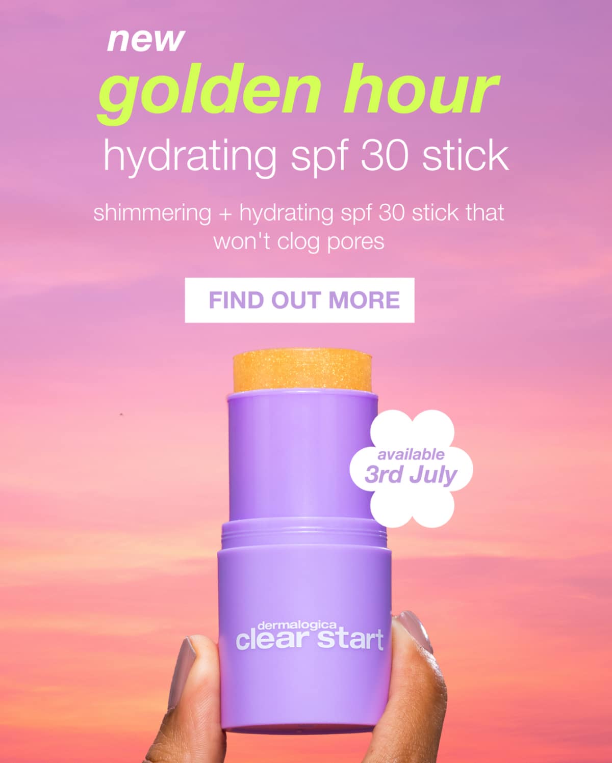 golden hour hydrating spf30 stick
