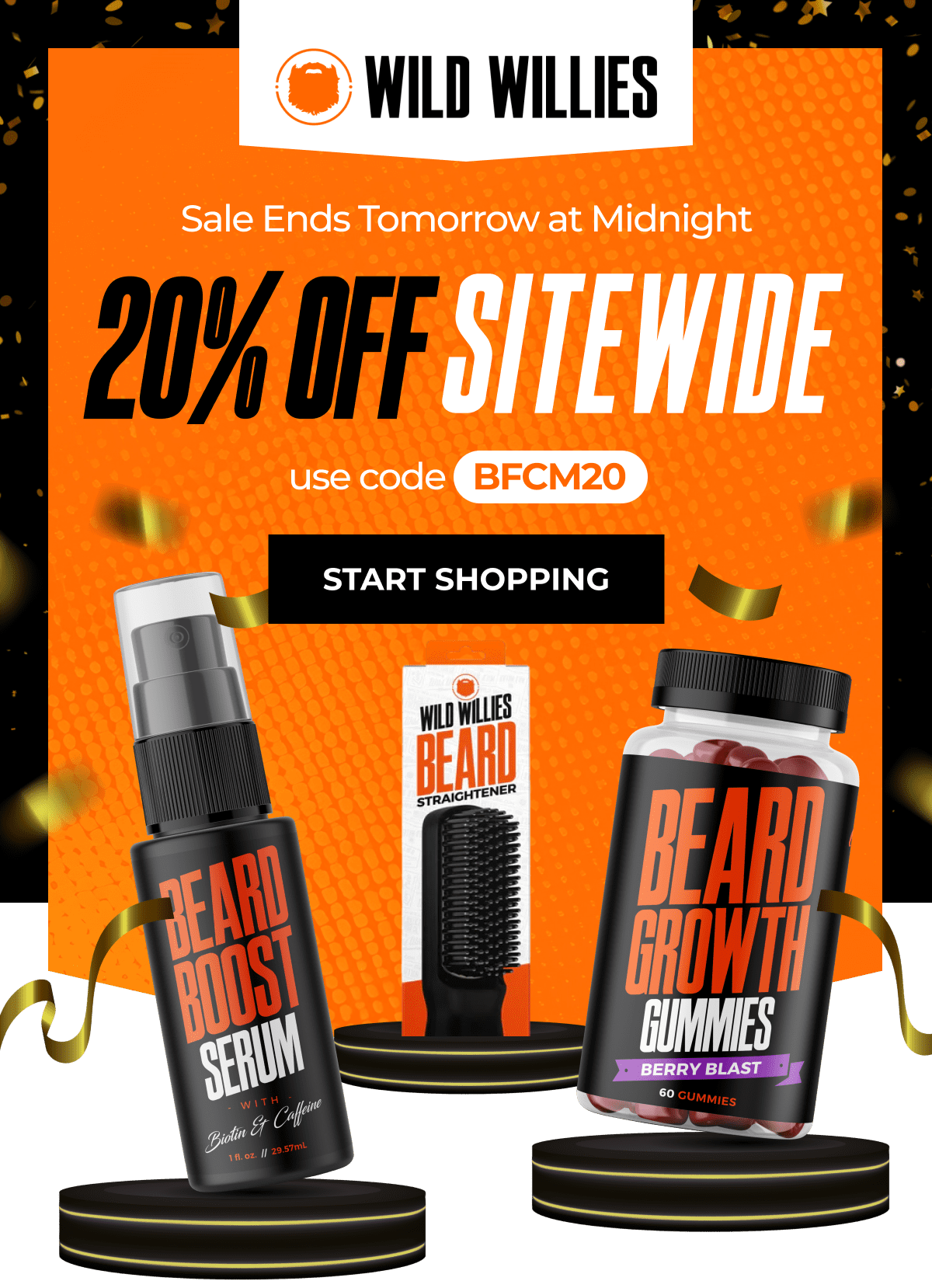 Sale Ends Tomorrow at Midnight 20% OFF sitewide