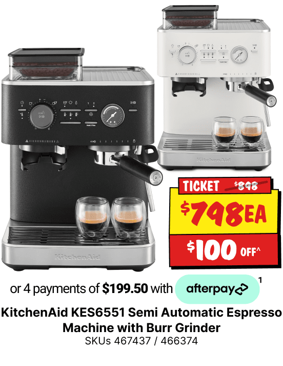 KitchenAid KES6551 Semi Automatic Espresso Machine with Burr Grinder (Porcelain)
