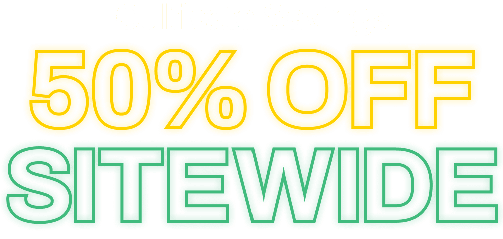 Cultivate Savings 50% Off Sitewide