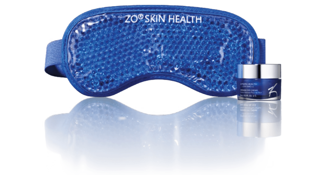ZO Skin Health cooling eye mask and eye cream free gift