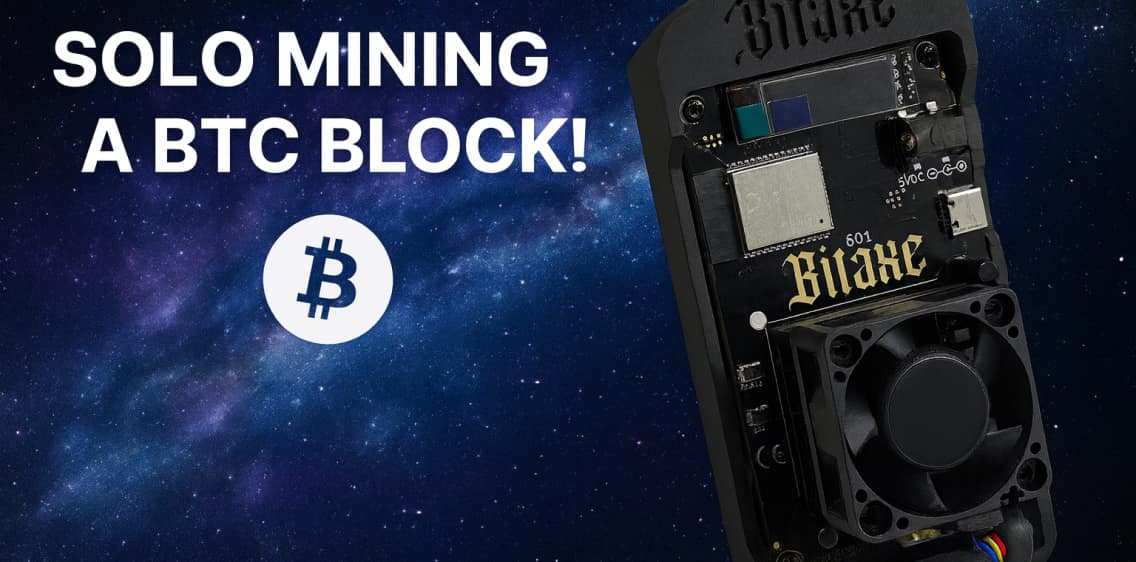 Home miner solo block highlight