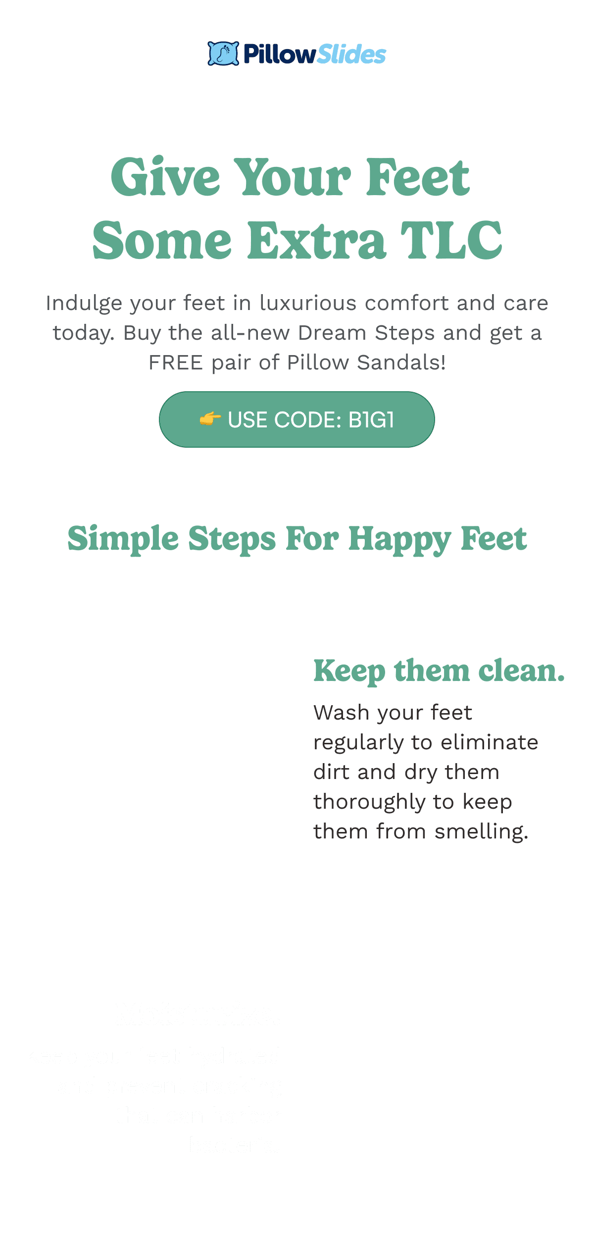 [IMPORTANT] Essential foot care tips inside Pillow Slides