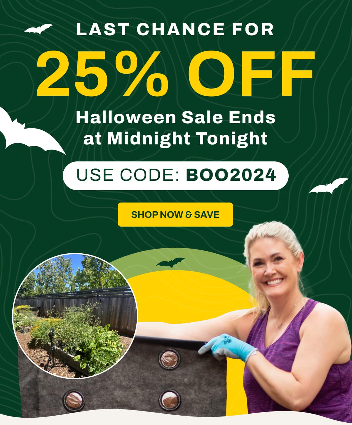 Last Chance for 25% OFF Halloween Sale Ends at Midnight Tonight