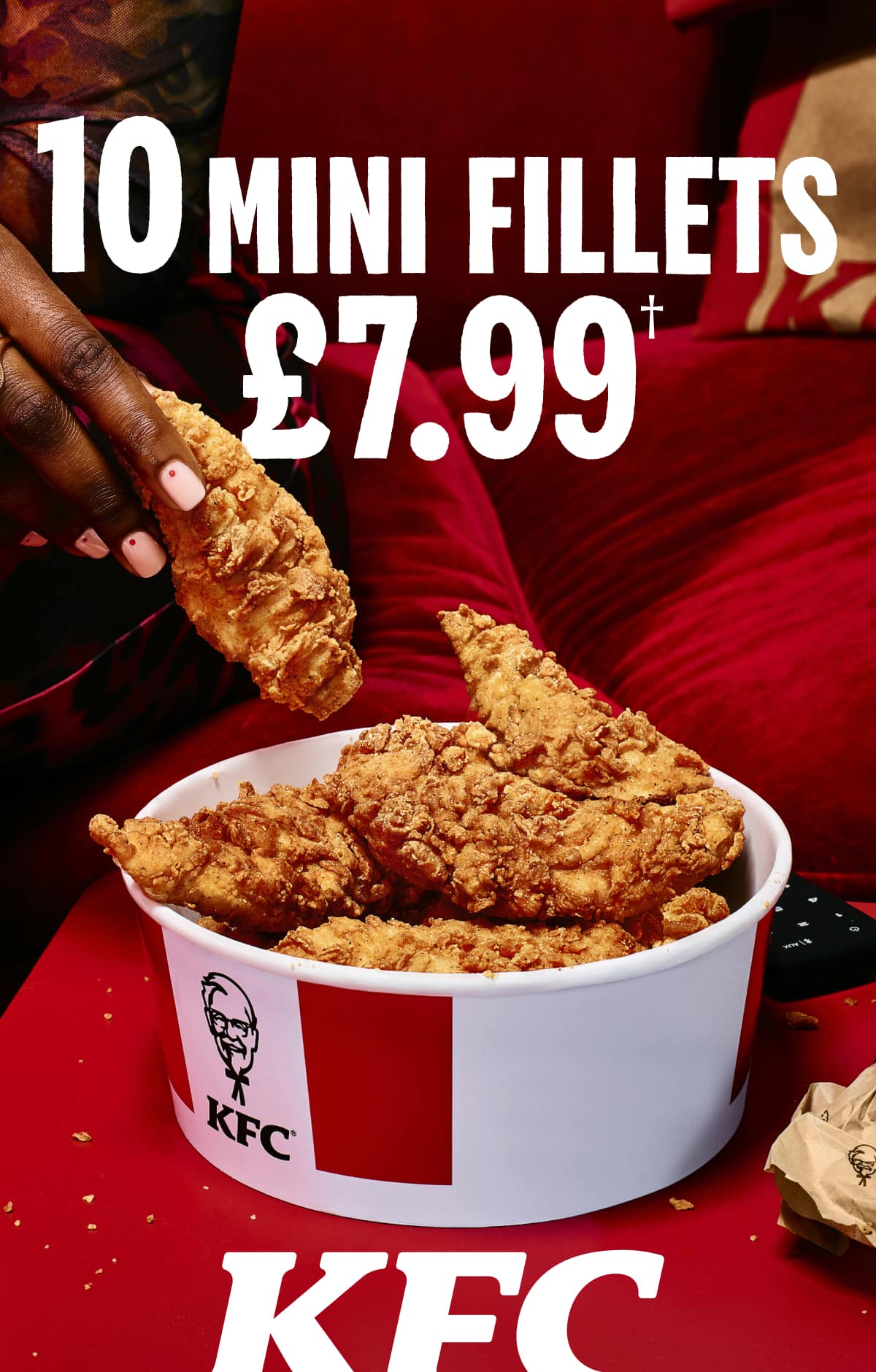 Grab 10 golden, crispy Mini Fillets for just £7.99